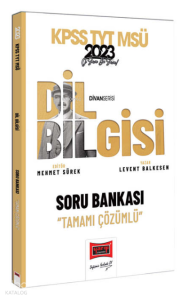 2023 KPSS Divan-ı Dil Bilgisi Tamamı Çözümlü Soru Bankası