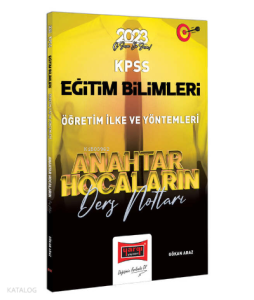 2023 KPSS Eğitim Bilimleri Anahtar Hocaların Öğretim İlke ve Yöntemleri Ders Notları