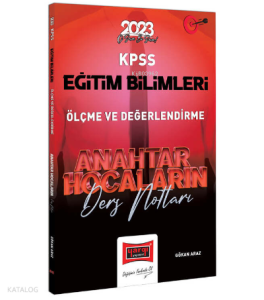 2023 KPSS Eğitim Bilimleri Anahtar Hocaların Ölçme ve Değerlendirme Ders Notları