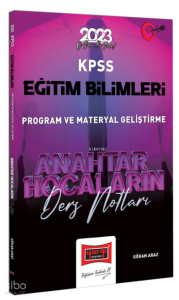 2023 KPSS Eğitim Bilimleri Anahtar Hocaların Program Geliştirme Ders Notları