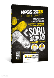 2023 KPSS Eğitim Bilimleri Atölye Serisi Program Geliştirme Materyal Tasarımı;Sınıf Yönetimi Video Çözümlü Soru Bankası