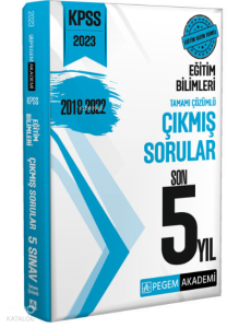2023 KPSS Eğitim Bilimleri Çıkmış Sorular Son 5 Sınav