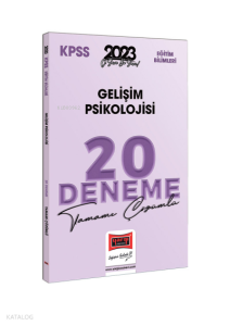 2023 KPSS Eğitim Bilimleri Gelişim Psikolojisi Tamamı Çözümlü 20 Deneme
