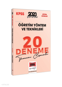 2023 KPSS Eğitim Bilimleri Öğretim Yöntem ve Teknikleri (ÖYT) Tamamı Çözümlü 20 Deneme