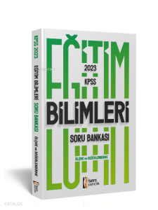2023 Kpss Eğitim Bilimleri Ölçme Ve Değerlendirme Soru Bankası