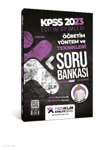 2023 KPSS Eğitim Bilimleri Ölçme ve Değerlendirme Tamamı Çözümlü 12 Deneme