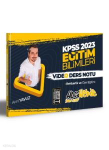 2023 KPSS Eğitim Bilimleri Rehberlik ve Özel Eğitim Video Ders Notları