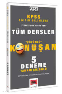 2023 KPSS Eğitim Bilimleri Tüm Dersler Tamamı Çözümlü Konuşan 5 Deneme