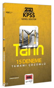 2023 KPSS Genel Kültür Hedef IYI Serisi Tarih Tamamı Çözümlü 15 Deneme