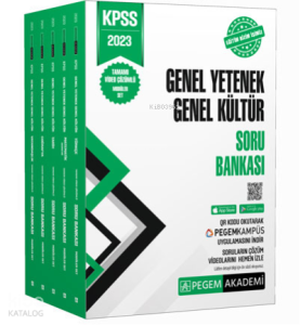 2023 KPSS Genel Yetenek Genel Kültür Tamamı Çözümlü Soru Bankası Seti