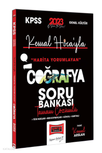 2023 KPSS Kemal Hoca'yla Harita Yorumlayan Coğrafya Tamamı Çözümlü Soru Bankası