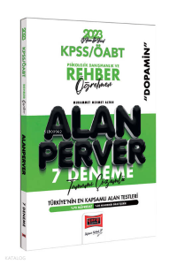 2023 KPSS ÖABT Psikolojik Danışmanlık ve Rehber Öğretmen (PDR) Tamamı Çözümlü 7 Deneme
