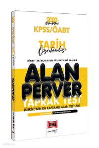 2023 KPSS ÖABT Tarih Öğretmenliği Alanperver Yaprak Test