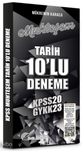 2023 KPSS Tarih 10 Deneme PDF Çözümlü