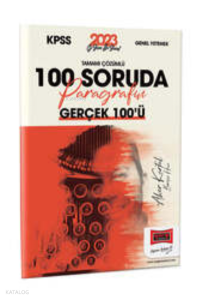 2023 KPSS Türkçe Tamamı Çözümlü 100 Soruda Paragrafın Gerçek 100'ü