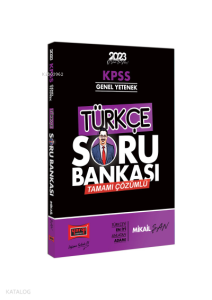 2023 KPSS Türkçe Tamamı Çözümlü Soru Bankası