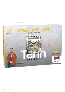 2023 KPSS TYT AYT Hedef Serisi Genel Kültür 10 Günde Şipşak Tarih