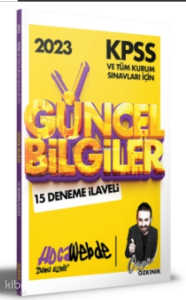 2023 KPSS ve Tüm Kurum Sınavları İçin Güncel Bilgiler 15 Deneme İlaveli