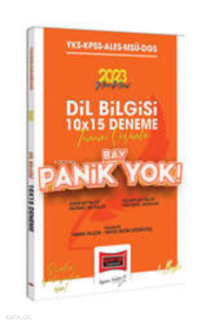 2023 KPSS-YKS-ALES-MSÜ-DGS Panik Yok Tamamı Çözümlü Dil Bilgisi 10x15 Deneme