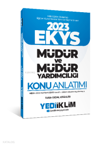 2023 MEB EKYS Müdür ve Müdür Yardımcılığı Konu Anlatımı