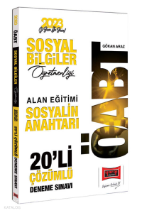 2023 ÖABT Sosyal Bilgiler Öğretmenliği Sosyalin Anahtarı Tamamı Çözümlü 20 Deneme