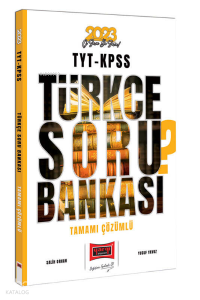 2023 TYT-KPSS Türkçe Tamamı Çözümlü Soru Bankası