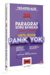 2023 YKS-KPSS-ALES Panik Yok Orta Seviye Tamamı Çözümlü Paragraf Soru Bankası