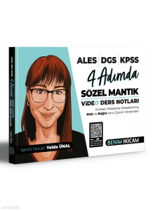 2024 ALES - DGS - KPSS 4 Adımda Sözel Mantık Video Ders Notları