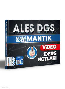 2024 ALES DGS Sayısal Sözel Mantık Video Ders Notları