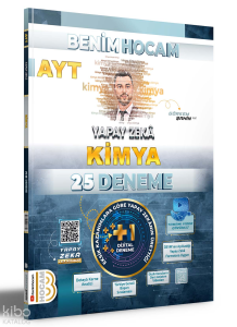 2024 AYT Yapay Zekâ Kimya 25 Deneme Benim Hocam Yayınları