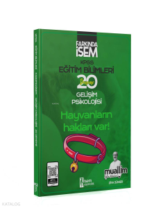 2024 Farkında İSEM KPSS Muallim Eğitim Bilimleri Gelişim Psikolojisi 20 Deneme