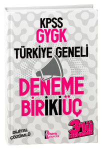 2024 İsem Kpss GYGK Türkiye Geneli Deneme 1-2-3