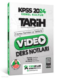 2024 Kpss Atölye Serisi Tarih Video Ders Notları