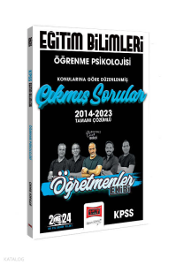2024 KPSS Eğitim Bilimleri Öğretmenler Ekibi Öğrenme Psikolojisi Konularına Göre Düzenlenmiş Çıkmış Sorular