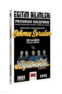 2024 KPSS Eğitim Bilimleri Öğretmenler Ekibi Program Geliştirme Konularına Göre Düzenlenmiş Çıkmış Sorular