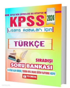 2024 KPSS Lisans Türkçe Sıradışı Soru Bankası
