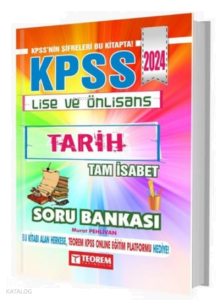 2024 KPSS Lise Ön Lisans Tam İsabet Tarih Soru Bankası
