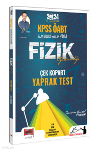 2024 KPSS ÖABT Fizik Öğretmenliği Yaprak Test