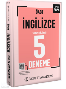 2024 KPSS ÖABT İngilizce Tamamı Çözümlü 5 Deneme