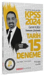 2024 KPSS Tarih 15 Deneme Çözümlü