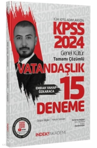 2024 KPSS Vatandaşlık 15 Deneme Çözümlü