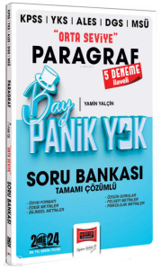 2024 KPSS YKS MSÜ Bay Panik Yok Paragraf Orta Seviye Tamamı Çözümlü Soru Bankası