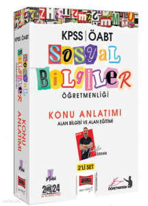 2024 ÖABT Sosyal Bilgiler Öğretmenliği Konu Anlatımı 2'li Set (Alan Bilgisi ve Alan Eğitimi)
