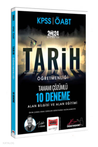 2024 ÖABT Tarih Öğretmenliği Tamamı Çözümlü 10 Deneme