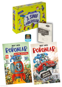 3. Sınıf Hikayeler Okuma Seti 10 Kitap - Robonlar - Bir Kaçış Operasyonu - Robonlar 2 - Bir Hayal Operasyonu (13 Kitap Set)