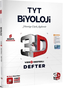 3D Yayınları TYT Biyoloji Video Destekli Defter