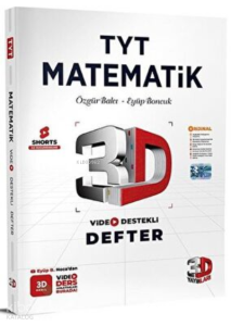 3D Yayınları TYT Matematik Video Destekli Defter