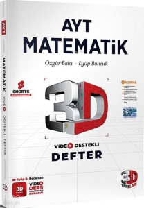 3D Yayınları YKS AYT Matematik Video Destekli Defter
