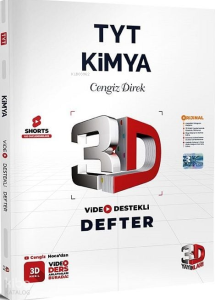 3D Yayınları YKS TYT Kimya Video Destekli Defter