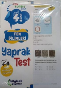 4. Sınıf Fen Bilimleri Yaprak Test